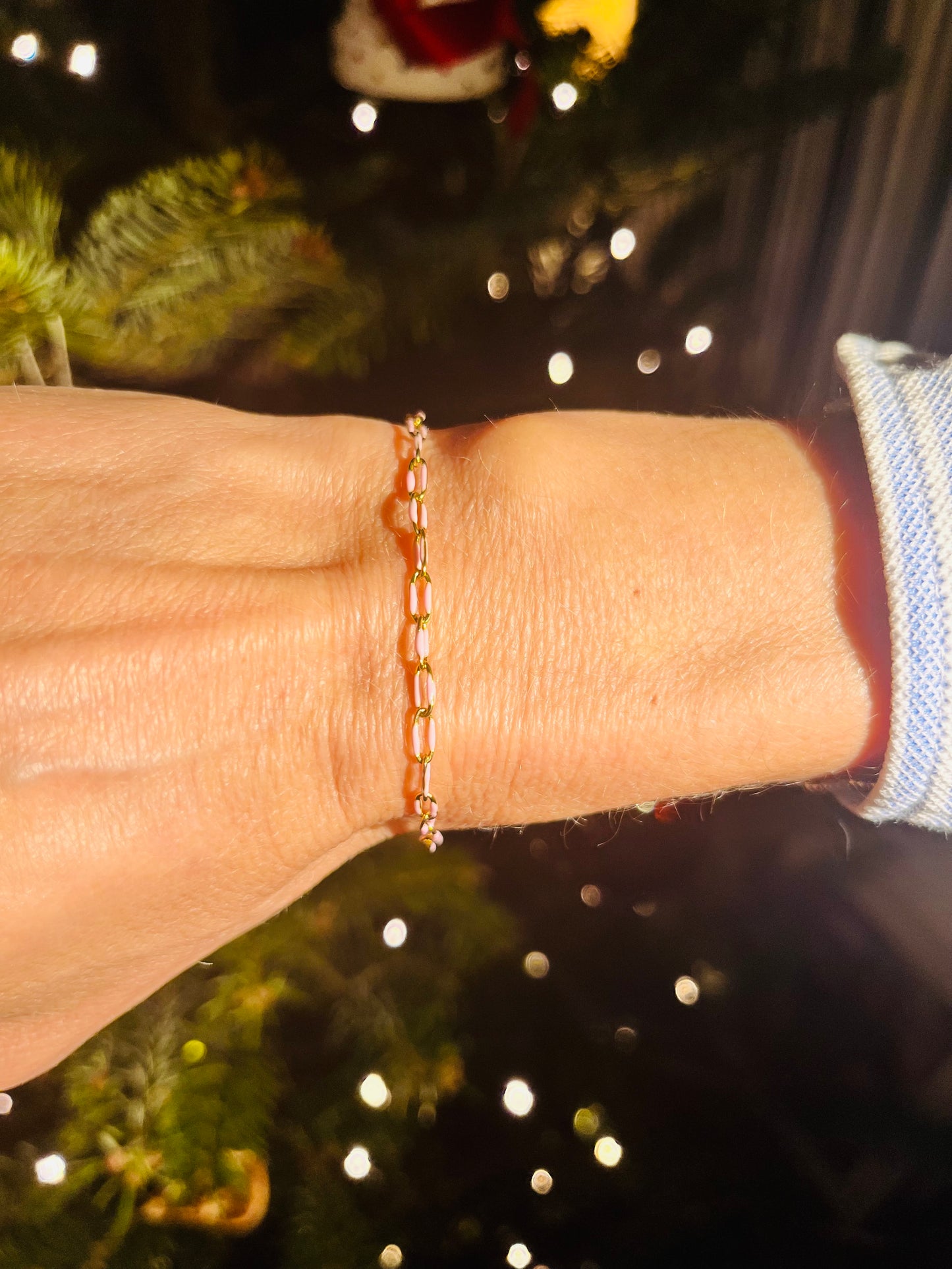 Gold Plated Shell Bracelet 💙💛