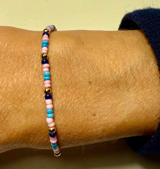 Cotton Candy Bracelet (gold plated)