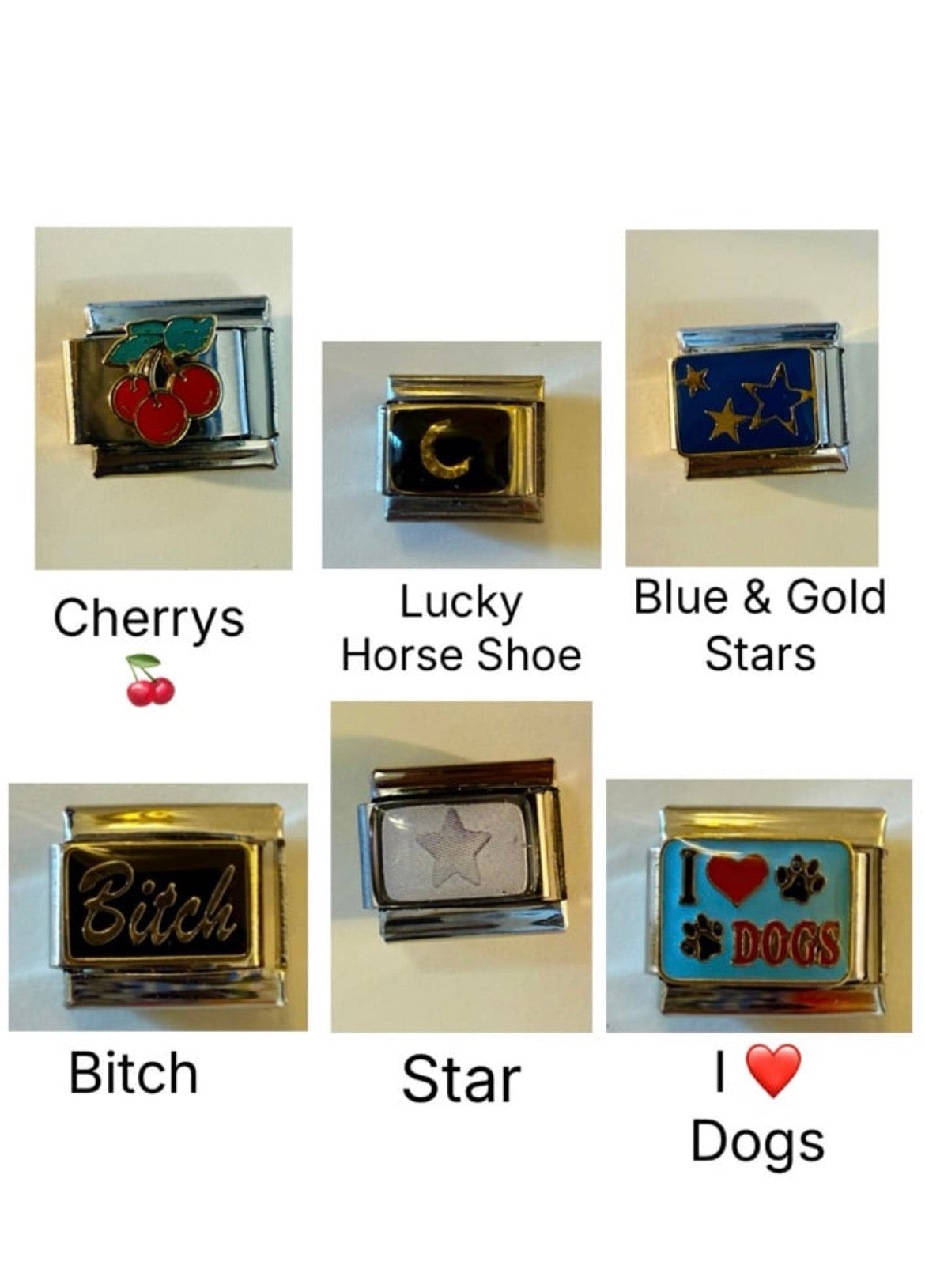 Italian Bracelet Charms