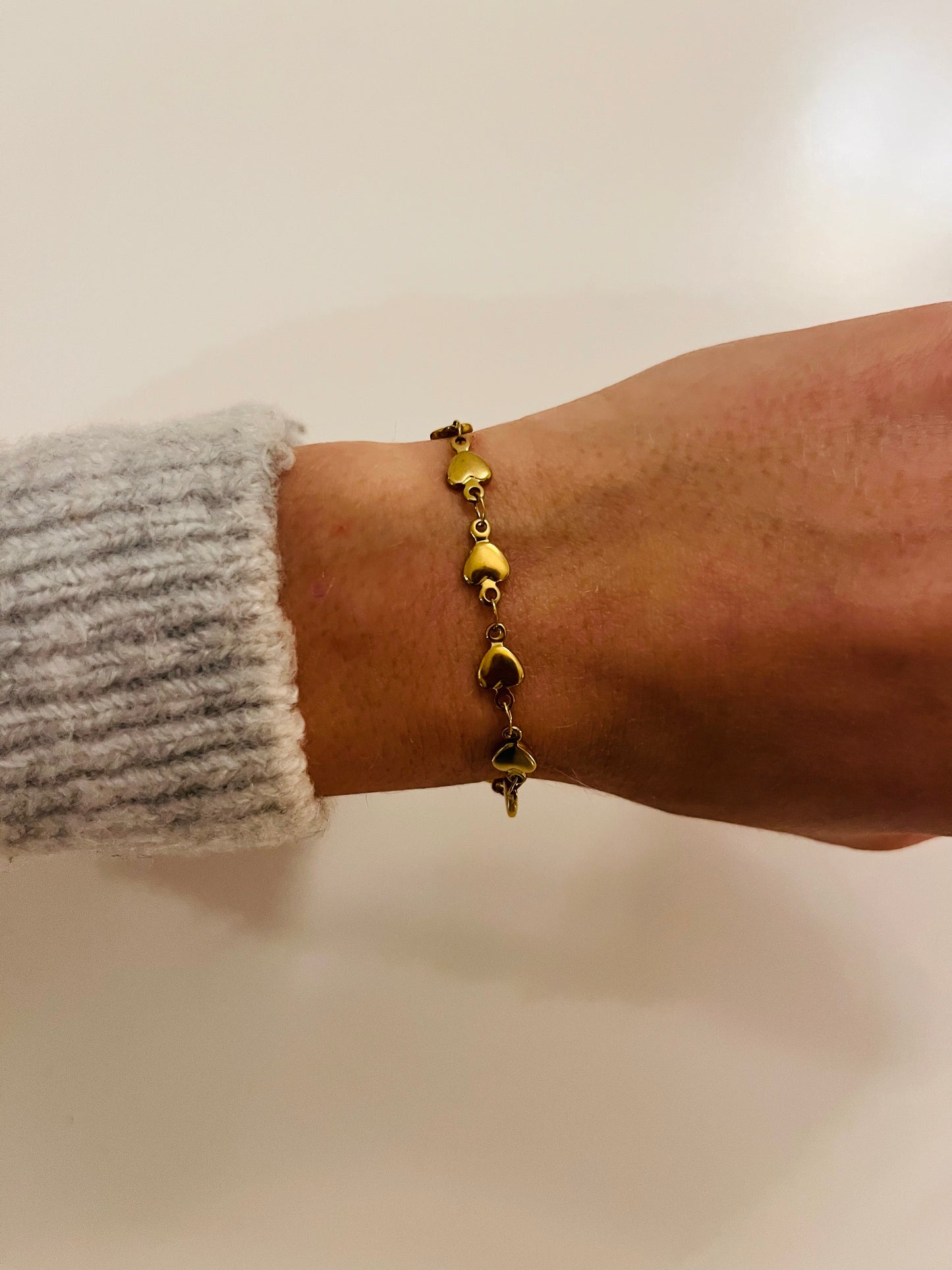 Gold Plated Heart Bracelet 👑⭐️