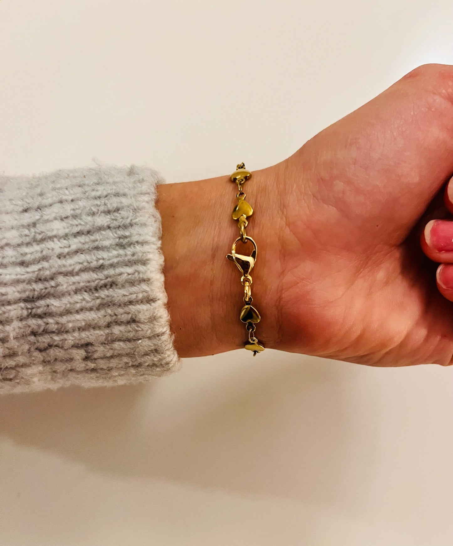 Gold Plated Heart Bracelet 👑⭐️