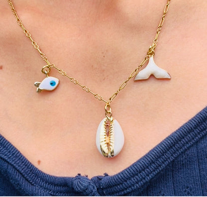 Shelly Gold Necklace