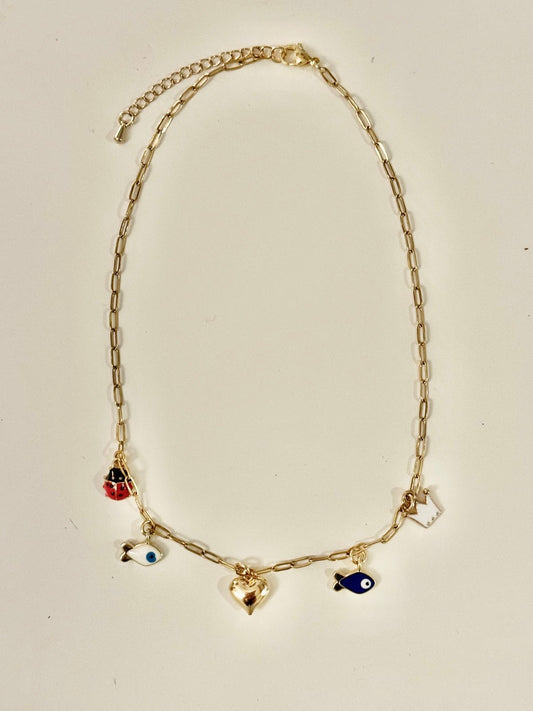 Lucky Girl Charm Necklace