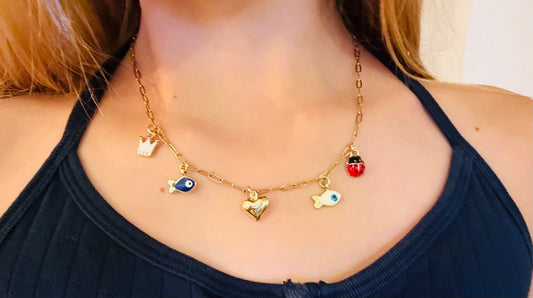 Lucky Girl Charm Necklace